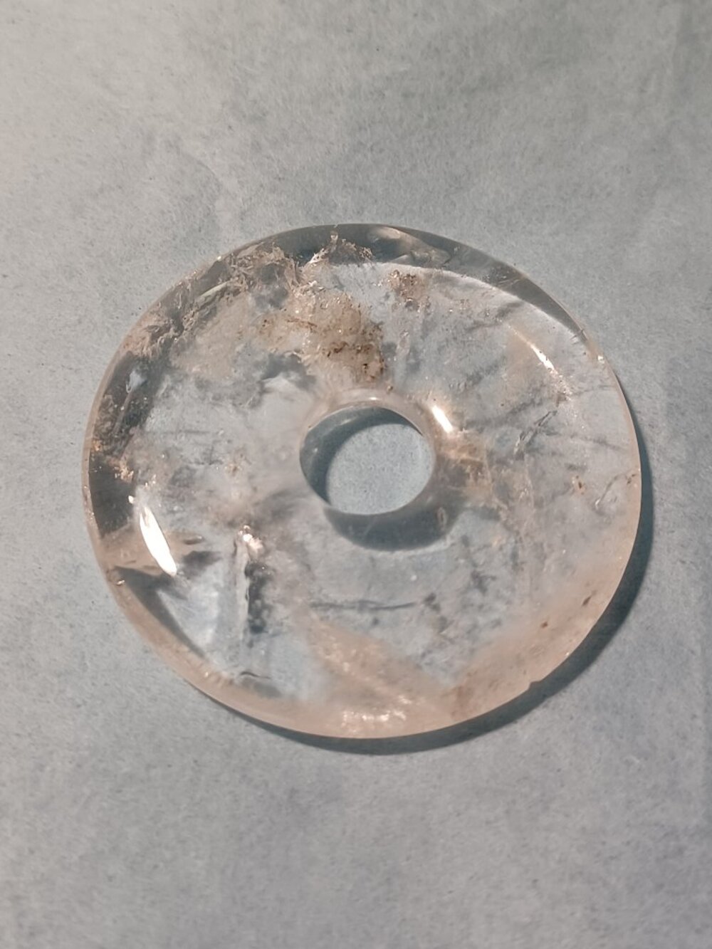 Crystal Quartz Donut - Picture 3 of 4